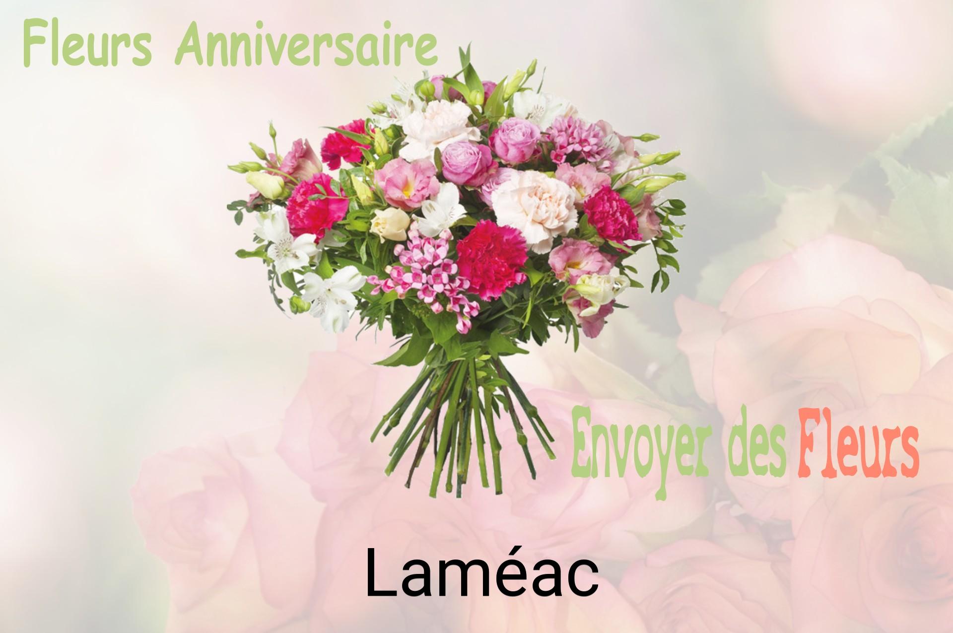 Bouquet de fleurs d’anniversaire livré à Laméac